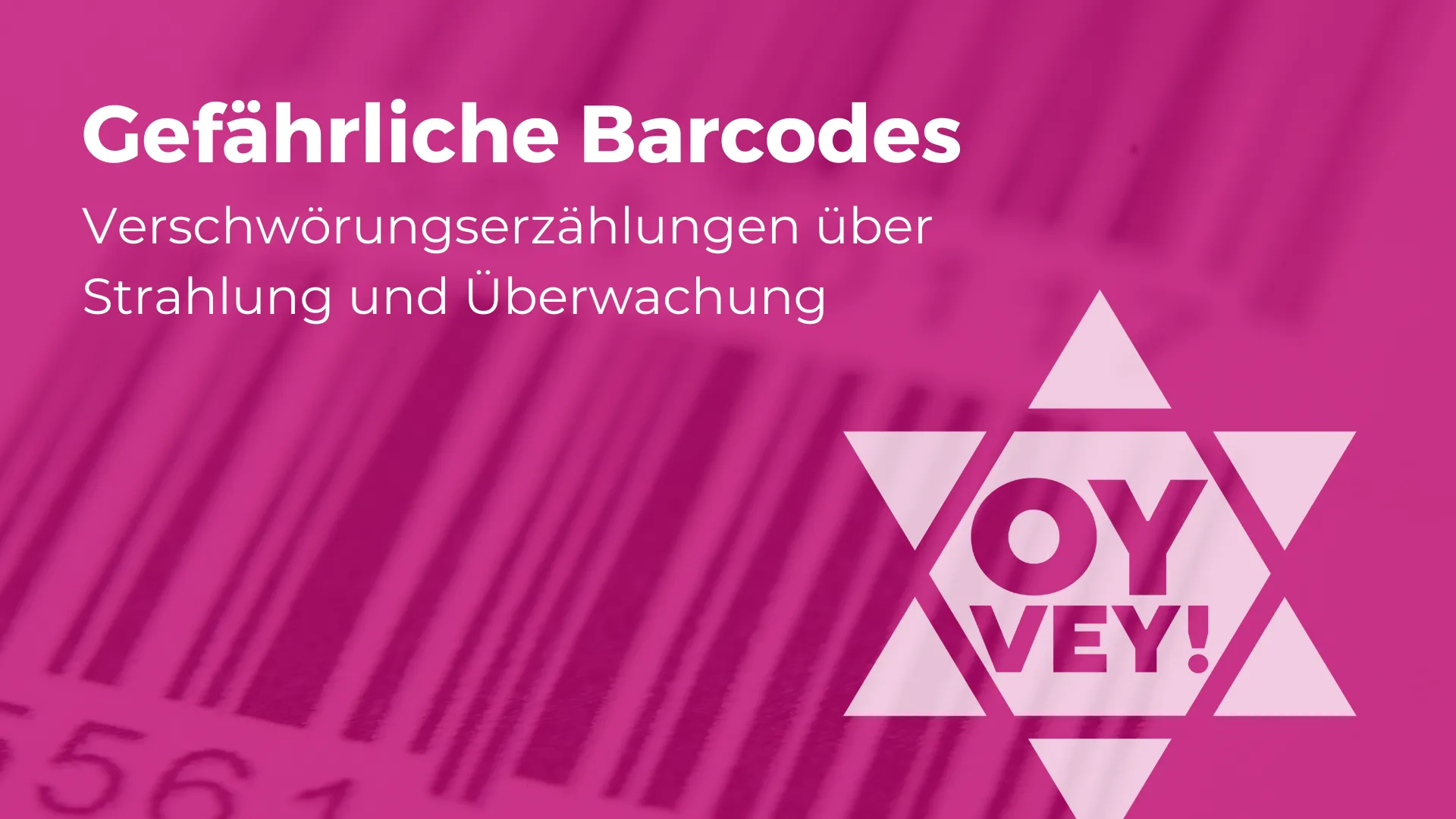 Titelbild zum Beitrag Verschwörungsmythen über Barcodes