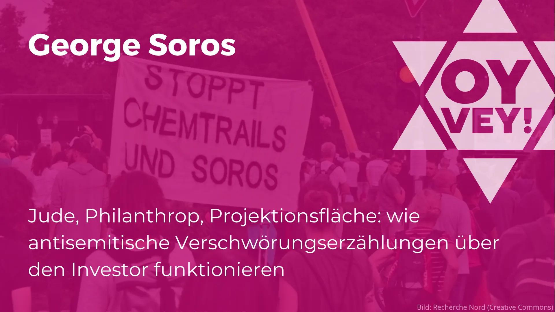 Titelbild des Beitrags zu "George Soros - Jude, Philanthrop, Projektionsfläche: wie antisemitische Verschwörungserzählungen über den Investor funktionieren"