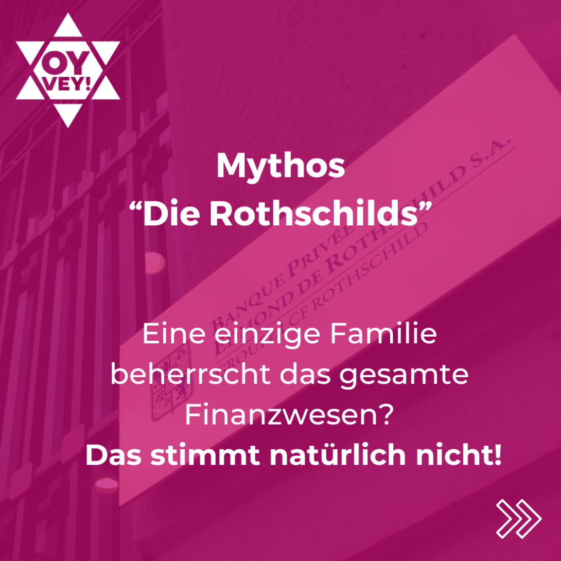 Mythos "Die Rothschilds". Eine einzige Familie beherrscht das gesamte Finanzwesen? Das stimmt natürlich nicht!