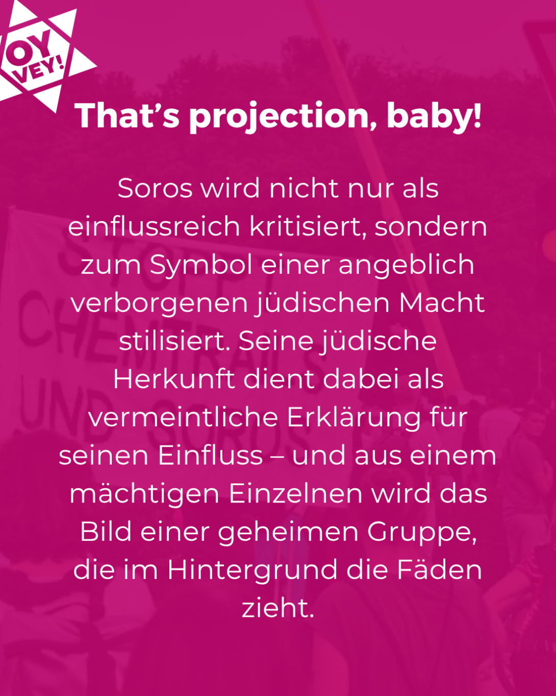 Slide 4 zu Verschwörungserzählungen über George Soros